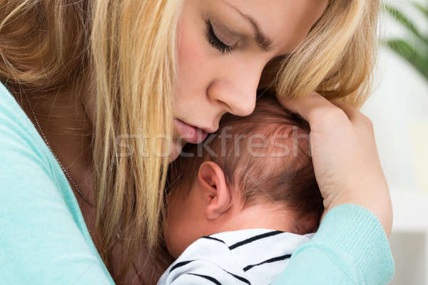 母親 赤ちゃん クローズアップ 写真 ストックフォト © AndreyPopov