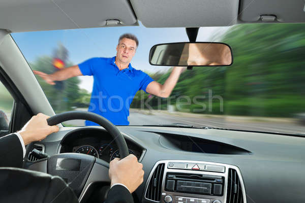 Foto d'archivio: Auto · incidente · strada · uomo · strada · adolescente