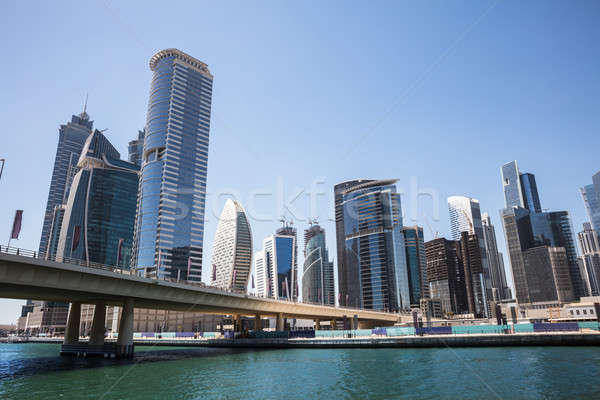 Dubai Business Bay Skyline Stock photo © AndreyPopov