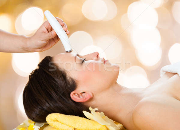 Woman Receiving Microdermabrasion Therapy Stock photo © AndreyPopov