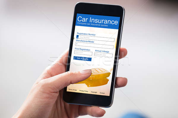 Woman Filling The Car Insurance Form Stock photo © AndreyPopov