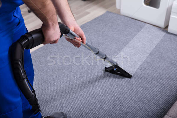 Janitor Cleaning Carpet Stock photo © AndreyPopov