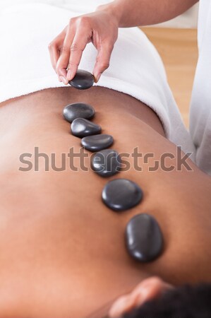 Young Woman Relaxing In A Spa Treatment Stock photo © AndreyPopov