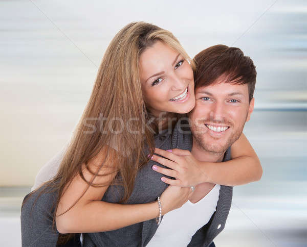 Happy young couple Stock photo © AndreyPopov