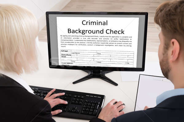 People Doing Criminal Background Check  Stock photo © AndreyPopov