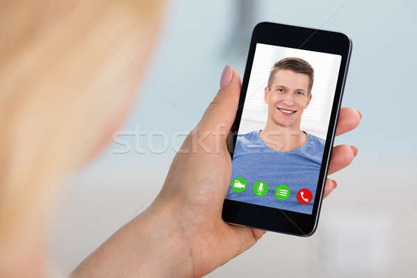 Femme homme ligne datant internet [[stock_photo]] © AndreyPopov