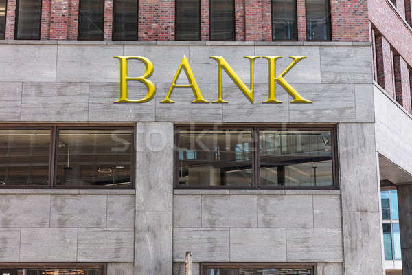 Modern bank building in city Stock photo © AndreyPopov