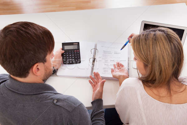 Couple argue about money Stock photo © AndreyPopov