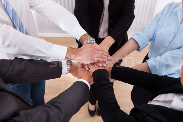 Stock photo: Businesspeople Stacking Their Hands