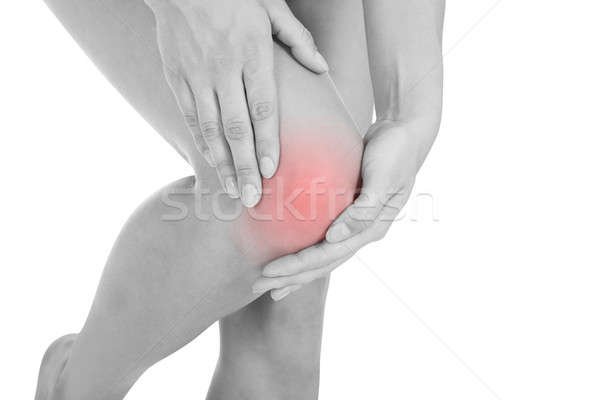 Woman having leg injury Stock photo © AndreyPopov