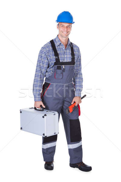Male Worker With Toolkit Stock photo © AndreyPopov