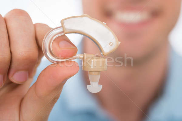 человека слуховой аппарат стороны медицинской Сток-фото © AndreyPopov