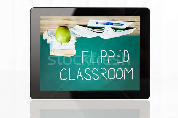 Flipped Classroom Concept On Digital Tablet Stock photo © AndreyPopov