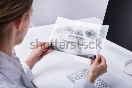 Sexuelle Belästigung Büro Mann Geschäftsfrau halten Stock foto © AndreyPopov