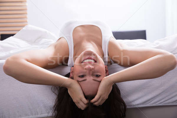 Close-up Of A Smiling Young Woman Stock photo © AndreyPopov