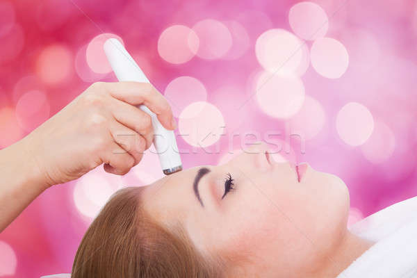 Woman Receiving Microdermabrasion Therapy Stock photo © AndreyPopov