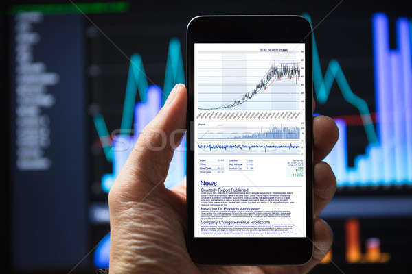 Human Hang Using Mobile Phone Stock photo © AndreyPopov
