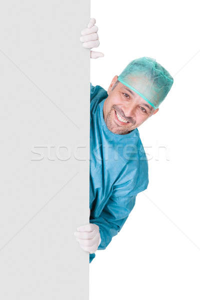 Zdjęcia stock: Lekarza · operacja · suknia · biały