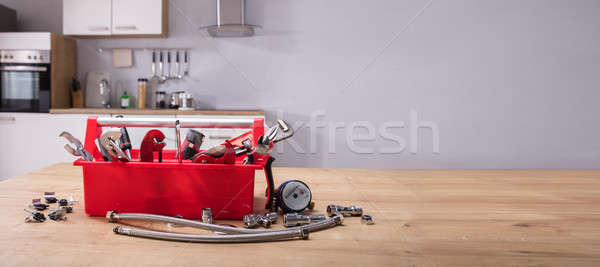 Toolbox With Different Worktools Stock photo © AndreyPopov