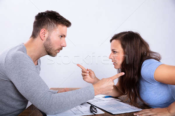 Young Couple Blaming Each Other Stock photo © AndreyPopov