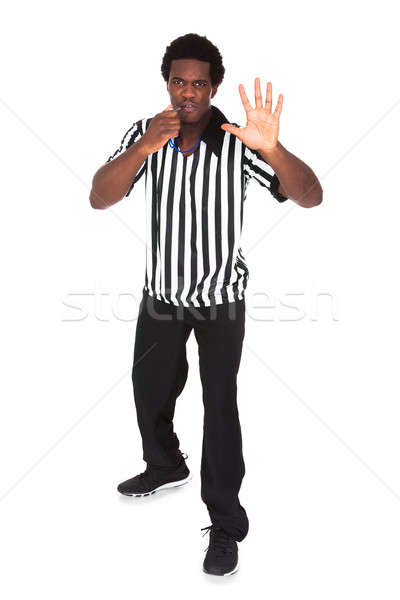 Stock photo: Portrait Of African Referee