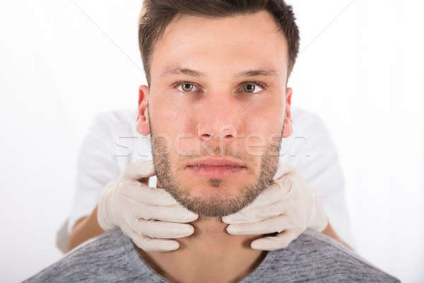 Uomo ghiandola controllo medico esame Foto d'archivio © AndreyPopov