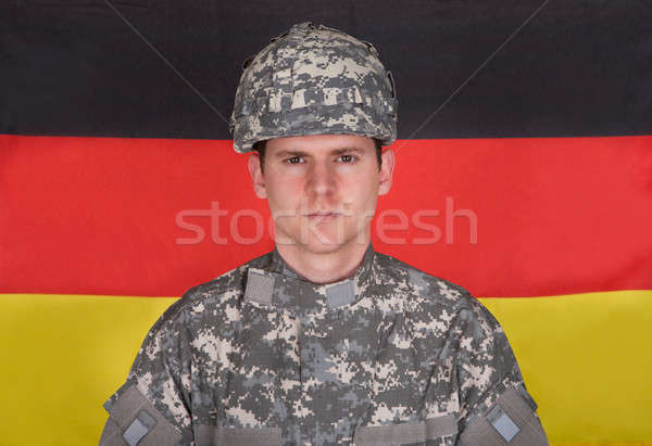 Portrait Of Solider Stock photo © AndreyPopov