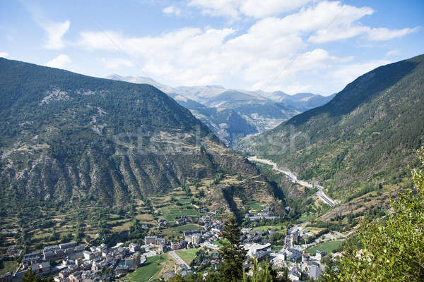 Ver Andorra la panorâmico grama Foto stock © AndreyPopov