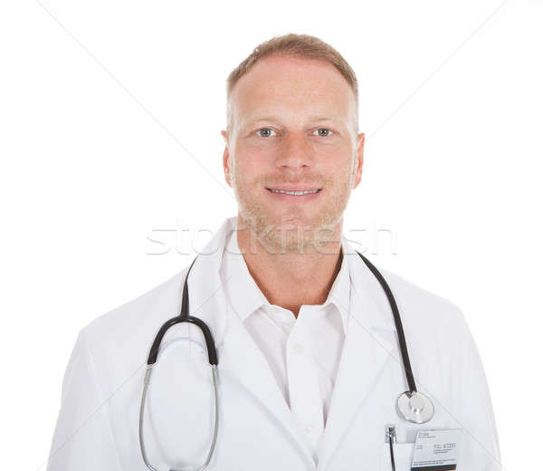 Confident Mid Adult Male Doctor With Stethoscope Stock photo © AndreyPopov