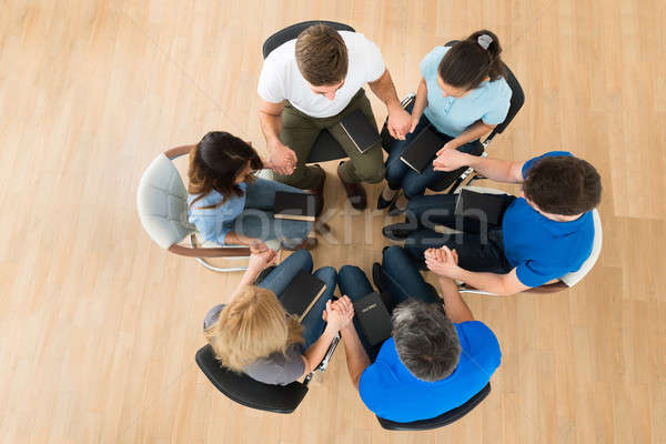 Group Of People Praying Together Stock photo © AndreyPopov