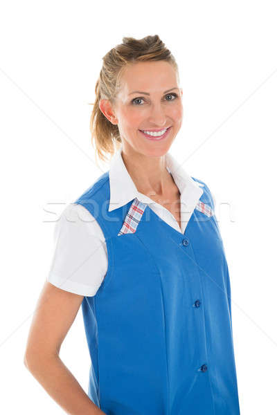 Portrait Of Happy Female Janitor Stock photo © AndreyPopov
