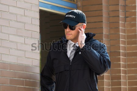 Security Guard Making Stop Gesture Stock photo © AndreyPopov