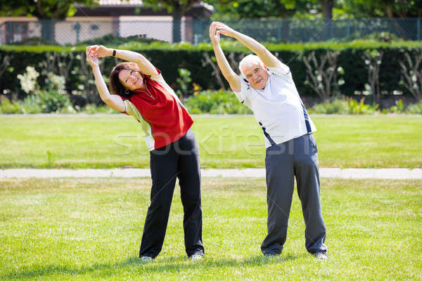 Senior Couple Exercising Stock photo © AndreyPopov