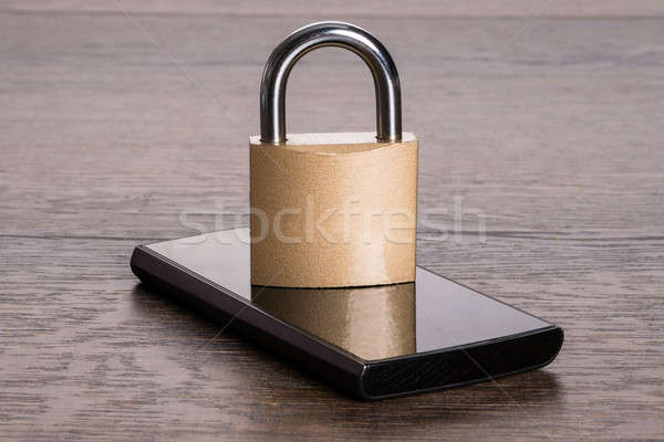 Mobile phone security concept Stock photo © AndreyPopov