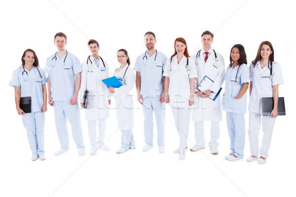 Large group of doctors and nurses in uniform Stock photo © AndreyPopov