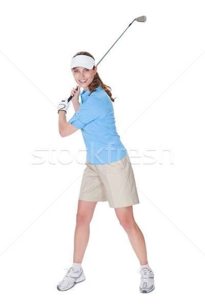 Golfer with a golf club Stock photo © AndreyPopov