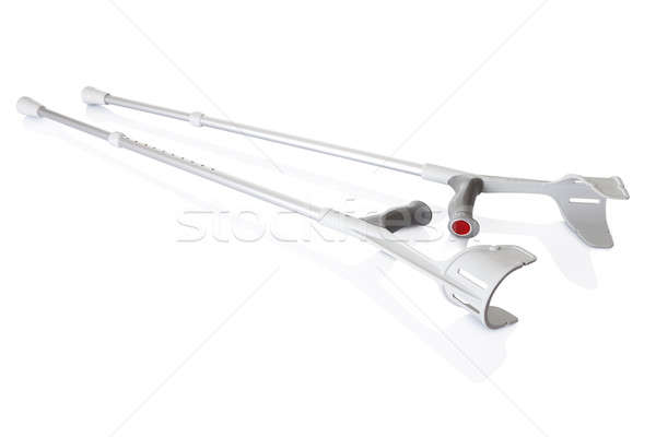 Set of aluminum crutches Stock photo © AndreyPopov