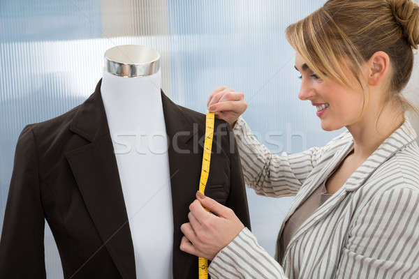 Fashion Designer Measuring Suit Stock photo © AndreyPopov