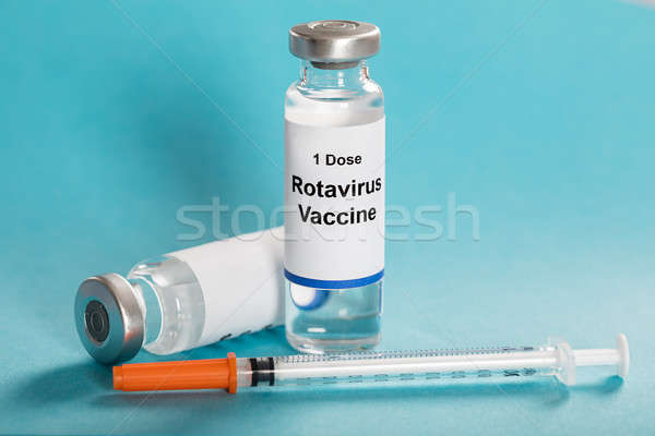 Rotavirus Vaccine Vials With Syringe Stock photo © AndreyPopov