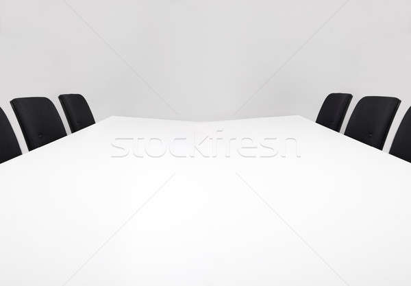 пусто Boardroom современных белый готовый заседание Сток-фото © AndreyPopov