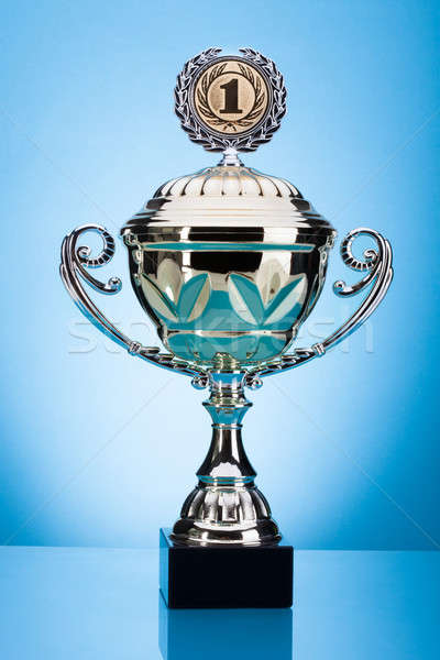 Golden Trophy Cup Stock photo © AndreyPopov