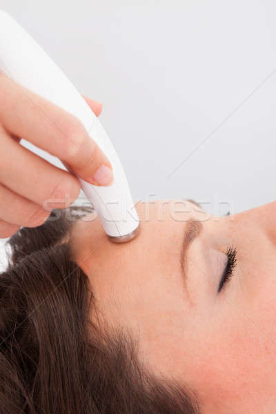 Woman Under Going Microdermabrasion Treatment Stock photo © AndreyPopov