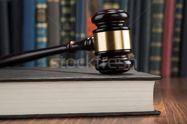Gavel With Book Stock photo © AndreyPopov