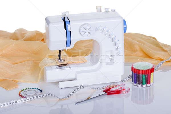 縫紉機 孤立 白 工具 工具 專業的 商業照片 © AndreyPopov