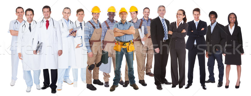Full Length Of People With Different Occupations Stock photo © AndreyPopov