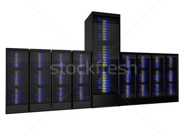 Unique server solution out of many Stock photo © AndreyPopov