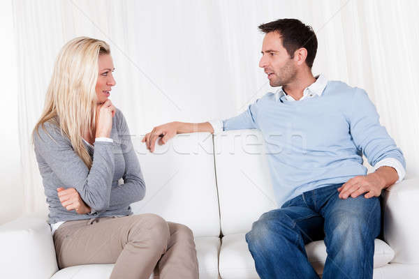 Couple have fallen out over a disagreement Stock photo © AndreyPopov