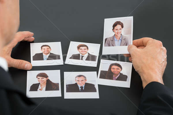 Empresário candidato feminino Foto stock © AndreyPopov