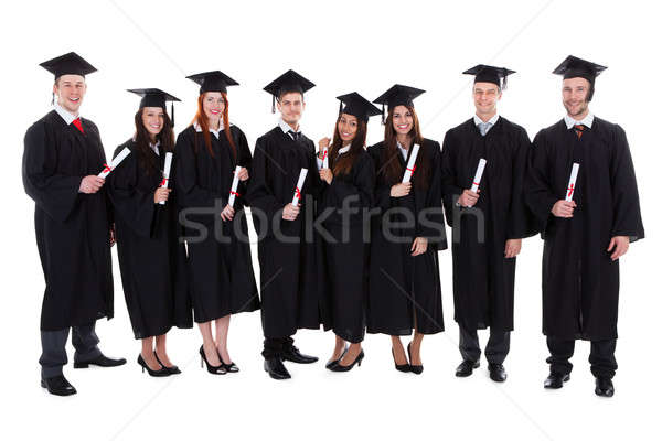 Stockfoto: Groep · student · afgestudeerden · handen