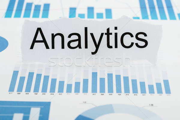 Torn Paper With  Text Analytics Stock photo © AndreyPopov
